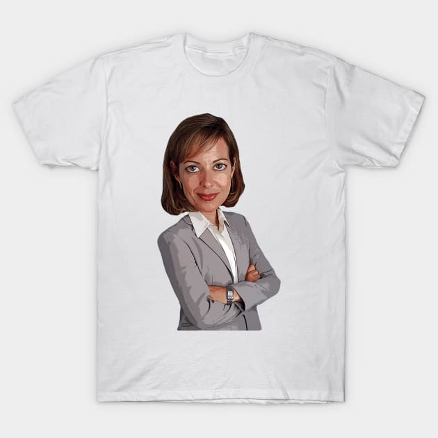 West Wing - CJ Cregg Bobblehead T-Shirt by baranskini